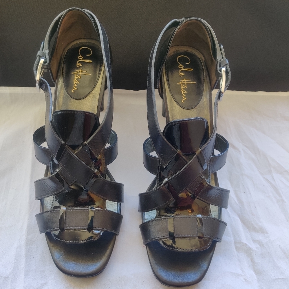 Cole Haan Black Leather Heels